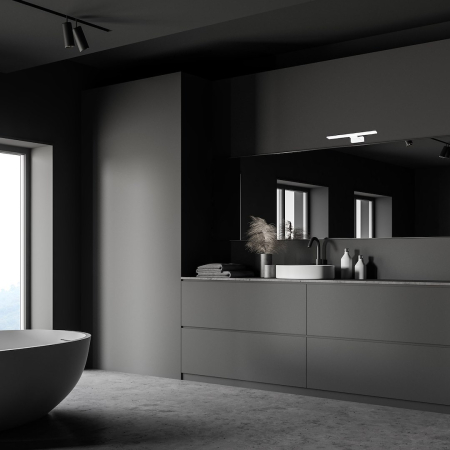 Aplica Milagro Shine LED 7W 490lm 4000K 230V White Metal & Acril IP44 [3]