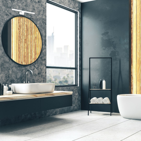 Aplica Milagro Shine LED 7W 490lm 4000K 230V White Metal & Acril IP44 [5]