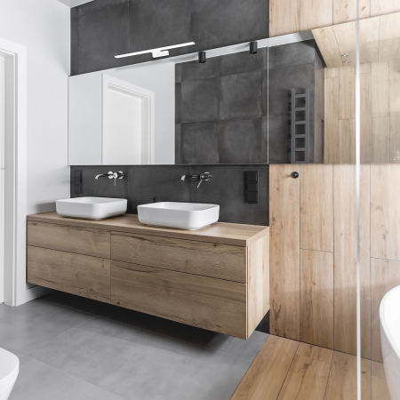 Aplica Milagro Shine LED 7W 490lm 4000K 230V White Metal & Acril IP44 [5]