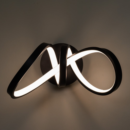 Aplica Milagro Tesoro LED 15W 1200lm 4000K 230V Black Metal & Plastic IP20 [1]