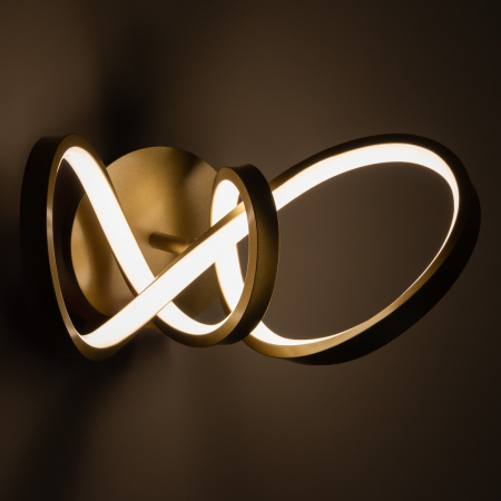 Aplica Milagro Tesoro LED 15W 1200lm 4000K 230V Gold Metal & Plastic IP20 [3]