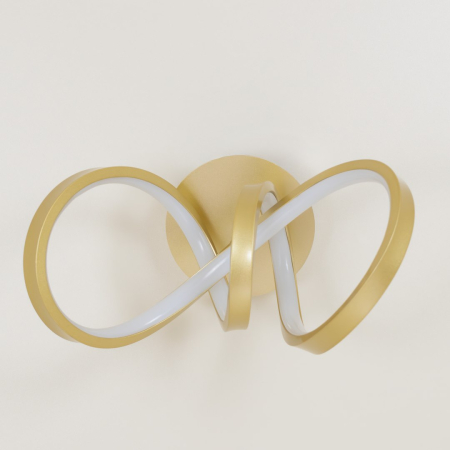 Aplica Milagro Tesoro LED 15W 1200lm 4000K 230V Gold Metal & Plastic IP20 [4]