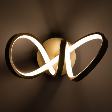 Aplica Milagro Tesoro LED 15W 1200lm 4000K 230V Gold Metal & Plastic IP20 [1]