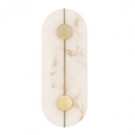 Moderne - Aplica Nova Luce Aider, alama, LED, 19W, 866 lumeni, alb cald 3000K, H.43 cm, 9019744