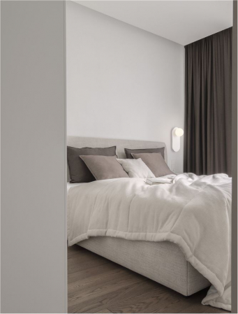 ILUMINAT - Aplica Nova Luce BLOB 9006093 G9 1x5W    Sandy White Steel   IP20