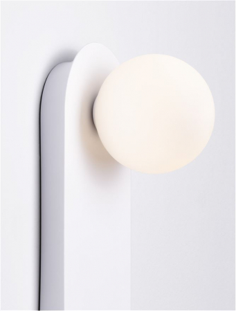 Aplica Nova Luce BLOB 9006093 G9 1x5W    Sandy White Steel   IP20 [3]