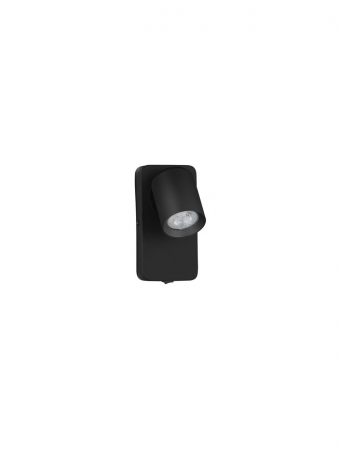 Aplica Nova Luce COSMINA 9011338 GU10 1x10W    Sandy Black Aluminium  IP20 [1]