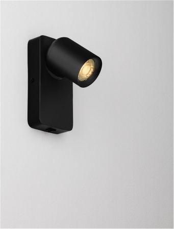 Aplica Nova Luce COSMINA 9011338 GU10 1x10W    Sandy Black Aluminium  IP20 [4]