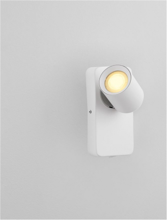 Aplica Nova Luce COSMINA 9011339 GU10 1x10W    Sandy White Aluminium   IP20 [4]