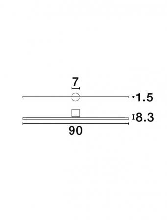 Aplica Nova Luce CRETEL 9172871 LED 15W 3000K 372lm Sandy Black Aluminium  IP44 [7]