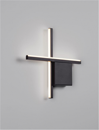 Aplica Nova Luce CROSS 9006082 LED 10W 2700K 660lm Sandy Black Aluminium  IP20 [3]
