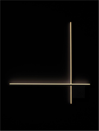 Aplica Nova Luce CROSS 9006086 LED 21W 2700K 1359lm Sandy Black Aluminium Triac Dimmable IP20 [6]