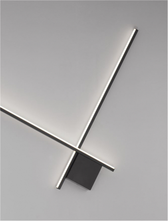 Aplica Nova Luce CROSS 9006086 LED 21W 2700K 1359lm Sandy Black Aluminium Triac Dimmable IP20 [4]