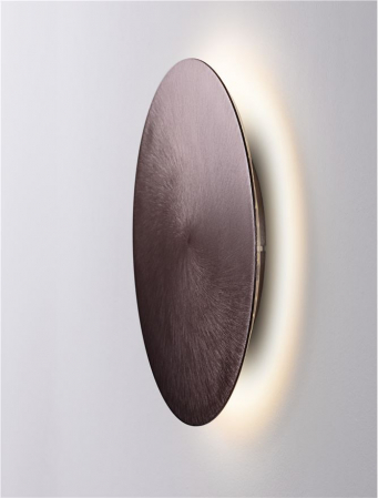Aplica Nova Luce CYRCLE 9248176 Brushed Coffee Steel & Acrylic LED 21W 1822lm 3000K IP20 [4]