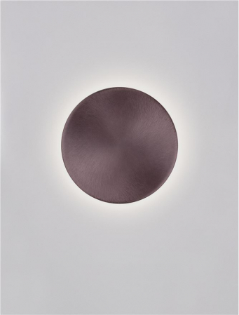Aplica Nova Luce CYRCLE 9248177 Brushed Coffee Steel & Acrylic LED 12W 1085lm 3000K IP20 [3]