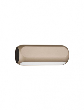 Moderne - Aplica Nova Luce ELLI 9088112 Triac Dimmable Sandy Gold Beige Aluminium Matt Black Base LED 11W 475lm 3000K IP20