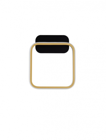 Moderne - Aplica Nova Luce IMAR 9001105 Sandy Black & Gold Steel & Aluminium LED 13W 755lm 3200K IP20