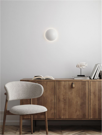 ILUMINAT - Aplica Nova Luce IONA 9030740 LED 3W 3000K 184lm Sandy White Aluminium   IP20