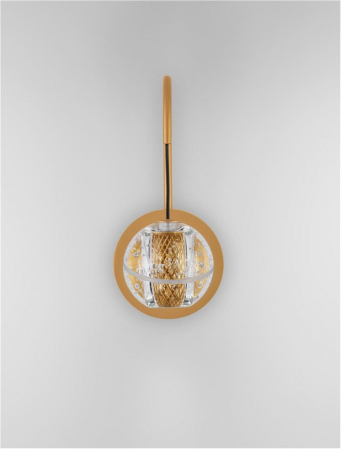 Aplica Nova Luce LICIO 9186959 Gold Metal & Glass LED 4W 166lm 3000K IP20 [3]