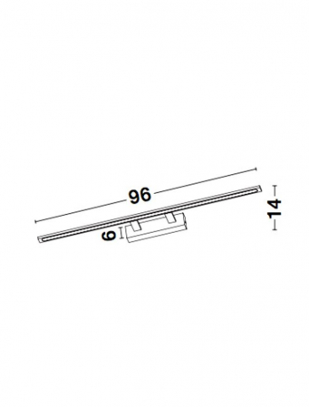 Aplica Nova Luce LIVIA LED 30W 2422lm 3000K Sandy Black Aluminium & Acrylic IP20 [4]