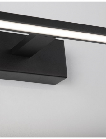 Aplica Nova Luce LIVIA LED 30W 2422lm 3000K Sandy Black Aluminium & Acrylic IP20 [1]