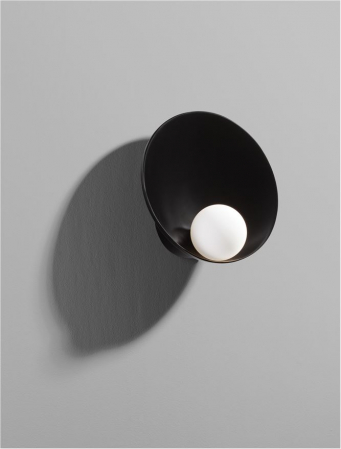 Aplica Nova Luce MINIM 9006091 G9 1x5W    Sandy Black Steel & Opal Glass   IP20 [6]
