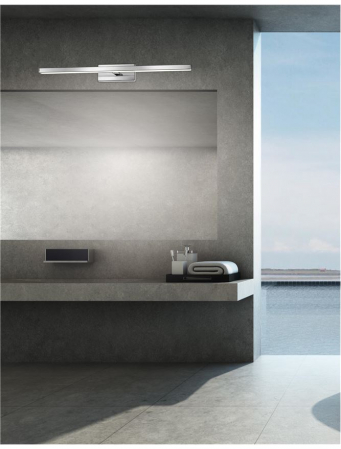 Aplica Nova Luce MODENA LED 18W 1513lm 3000K Chrome Aluminium & Acrylic  IP20 [3]