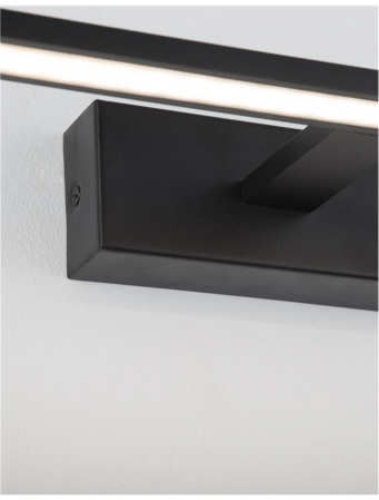 Aplica Nova Luce MONDRIAN LED 12W 913lm 3000K Sandy Black Aluminium & Acrylic IP20 [7]