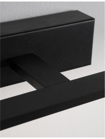 Aplica Nova Luce MONDRIAN LED 20W 1615lm 3000K Sandy Black Aluminium & Acrylic IP20 [3]