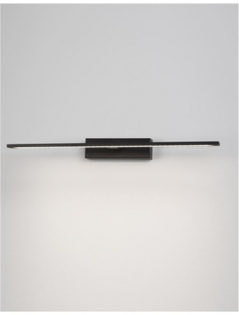 Aplica Nova Luce MONDRIAN LED 20W 1615lm 3000K Sandy Black Aluminium & Acrylic IP20 [1]