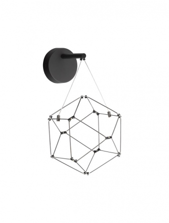 Aplica Nova Luce NEBULA 9186904 LED 6W 3000K 345lm Sandy Black Metal   IP20 [1]