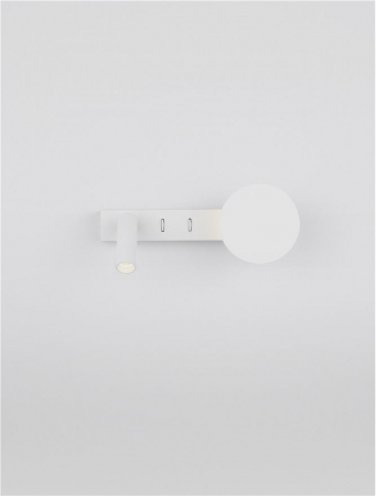 Aplica Nova Luce NOIMA 9540256 Sandy White Aluminium & Steel LED 9W 543lm 3000K IP20 [6]