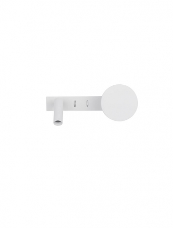 Aplica Nova Luce NOIMA 9540256 Sandy White Aluminium & Steel LED 9W 543lm 3000K IP20 [4]