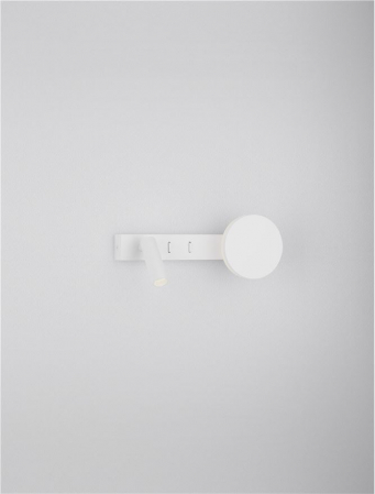 Aplica Nova Luce NOIMA 9540256 Sandy White Aluminium & Steel LED 9W 543lm 3000K IP20 [3]