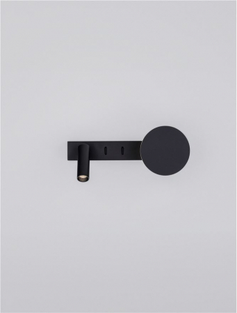 Aplica Nova Luce NOIMA 9540257 Sandy Black Aluminium & Steel LED 9W 543lm 3000K IP20 [6]