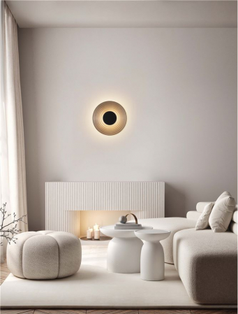 Aplica Nova Luce NOUS 9236498 Black Nickel & Smoky Glass LED 8W 72lm 3000K IP20 [1]