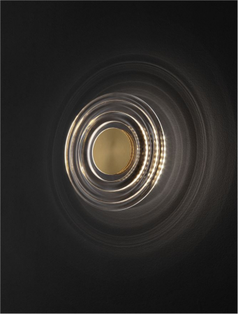 Aplica Nova Luce ONRID 9030654 LED 5W 3000K 620lm Gold Aluminium & Acrylic  IP20 [4]