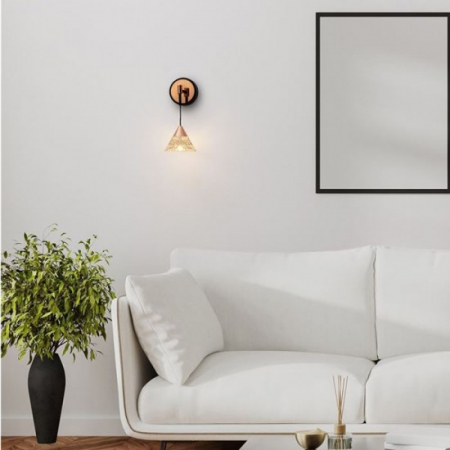 Aplica Nova Luce Paluz, negru, LED, 7W, 345 lumeni, alb cald 3000K, 9186962 [2]