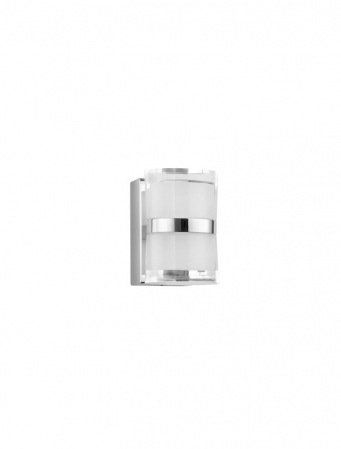 ILUMINAT - Aplica Nova Luce SABIA LED 10W 1026lm 3000K Chrome Aluminium & Acrylic  IP20