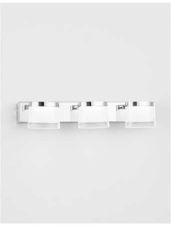 Aplica Nova Luce SABIA LED 15W 1539lm 3000K Chrome Aluminium & Acrylic  IP20 [1]