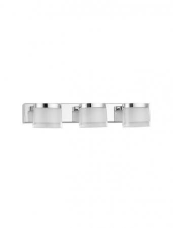 ILUMINAT - Aplica Nova Luce SABIA LED 15W 1539lm 3000K Chrome Aluminium & Acrylic  IP20