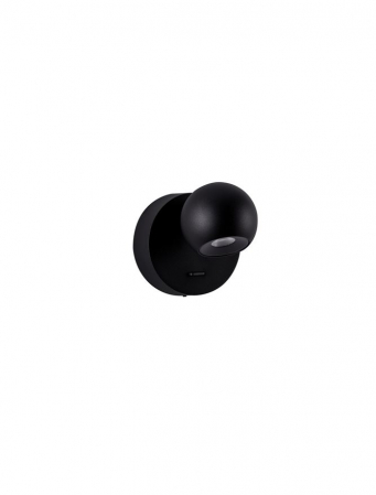 Moderne - Aplica Nova Luce SFERA 9540255 Sandy Black Aluminium & Steel LED 6W 576lm 3000K IP20
