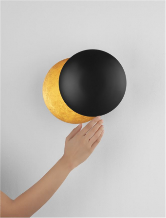 Aplica Nova Luce SOLEI 9006080 LED 6W 3000K 420lm Sandy Black & Gold Aluminium   IP20 [8]