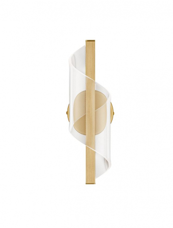 Aplica Nova Luce VALENTIN 9030634 LED 9W 3000K 668lm Brass Gold Aluminium & Acrylic   IP20 [1]