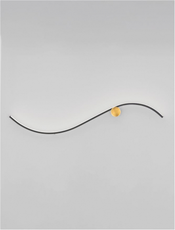 Aplica Nova Luce W AVE 9006096 LED 20W 3000K 1452lm Sandy Black Aluminium Gold    IP20 [2]