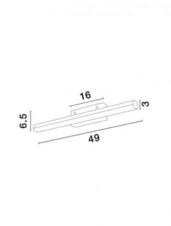 Aplica Nova Luce WILLOW LED 12W 1174lm 3000K White Aluminium & Acrylic  IP20 [3]