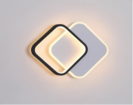 ILUMINAT - Aplica OEM LED integrat 12W 600lm CCT (3000K+4000K+6500K) Metal+Acril 240x180x50mm