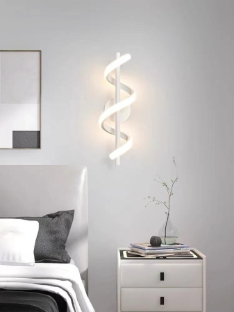 ILUMINAT - Aplica OEM LED integrat 15W 800lm CCT (3000K+4000K+6500K) Aluminiu+Acril White 130x130x400MM