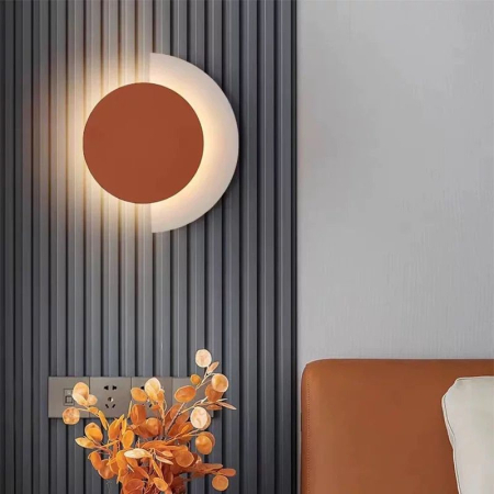 ILUMINAT - Aplica OEM LED integrat 26W 1500lm CCT (3000K+4000K+6500K) Metal+Acril Orange D300 X 50mm