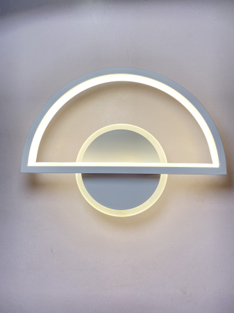 ILUMINAT INTERIOR - Aplica OEM LED integrat 34W CCT (3000K+4000K+6500K) Aluminiu+Acril D250X170MM